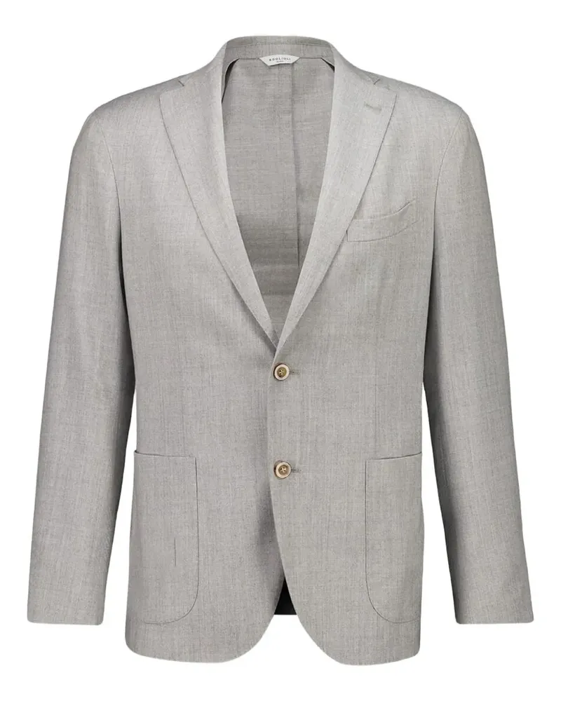 Boglioli SUIT 2 BUTTONS VIRGIN WOOL AND SILK - Grau Grau