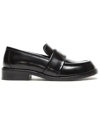 Acne Studios Loafer aus gebürstetem Leder 30mm Schwarz