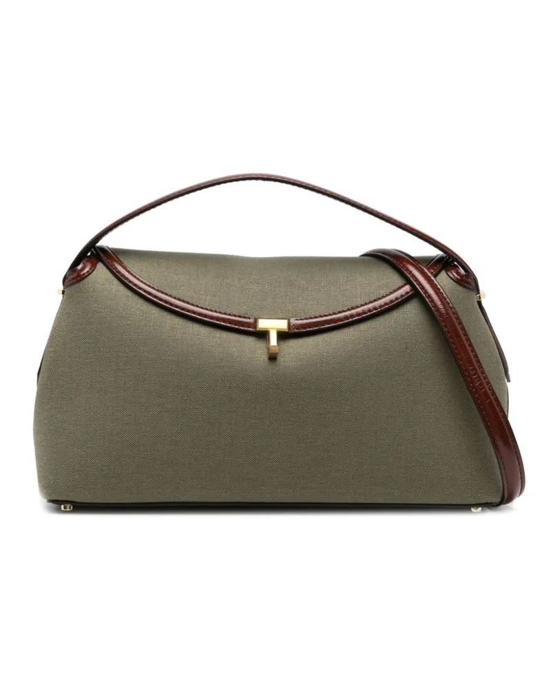 Totême Schultertasche mit T-Verschluss - Grün Grün
