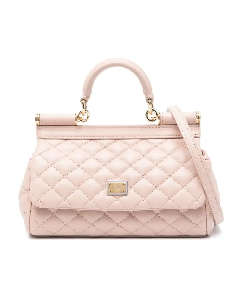 Dolce & Gabbana Kleine Sicily Handtasche - Rosa Rosa