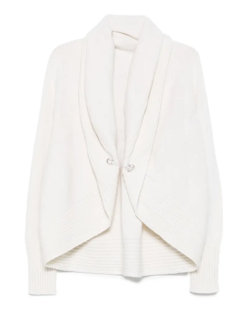 Alberta Ferretti Cardigan mit Schalkragen - Nude Nude