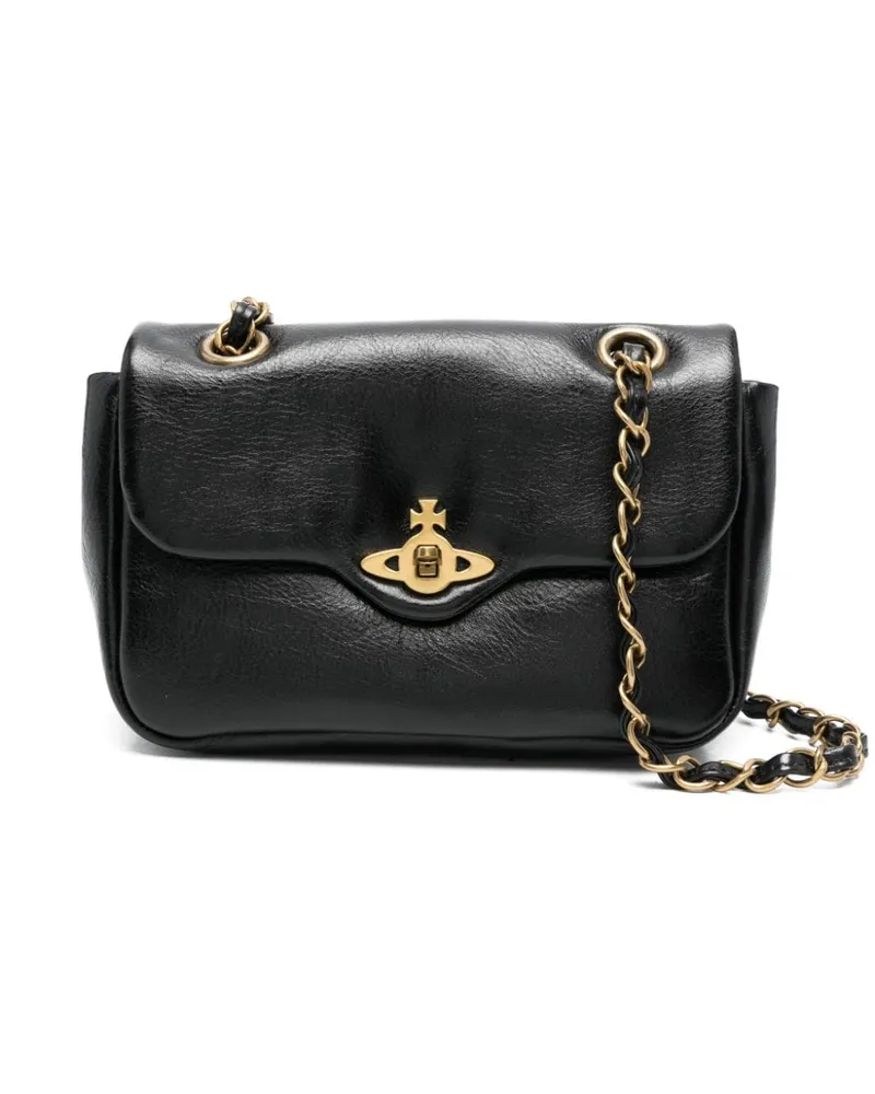 Vivienne Westwood Anita Chain Schultertasche - Schwarz Schwarz