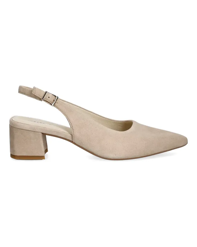 Vagabond Marta pointed-toe slingback pumps - Nude Nude