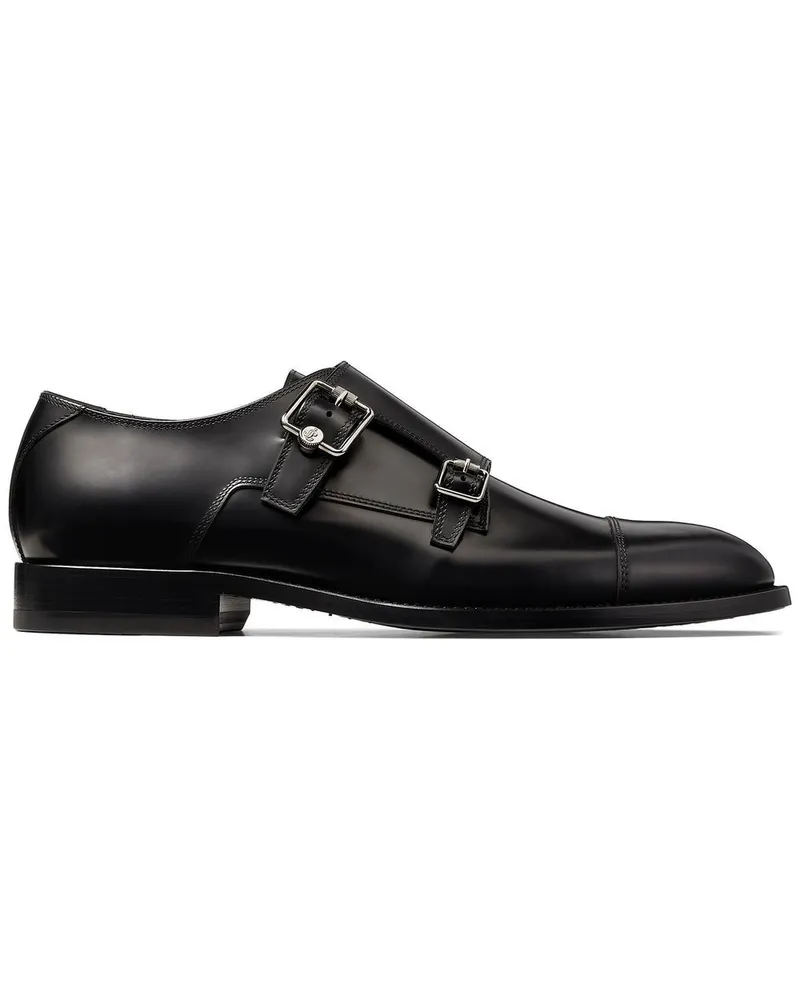 Jimmy Choo Finnion Monk-Schuhe - Schwarz Schwarz