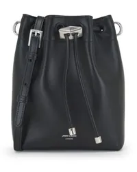 Jimmy Choo Mini Cinch Beuteltasche Schwarz