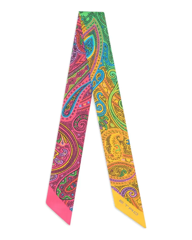 Etro silk scarf - Rosa Rosa