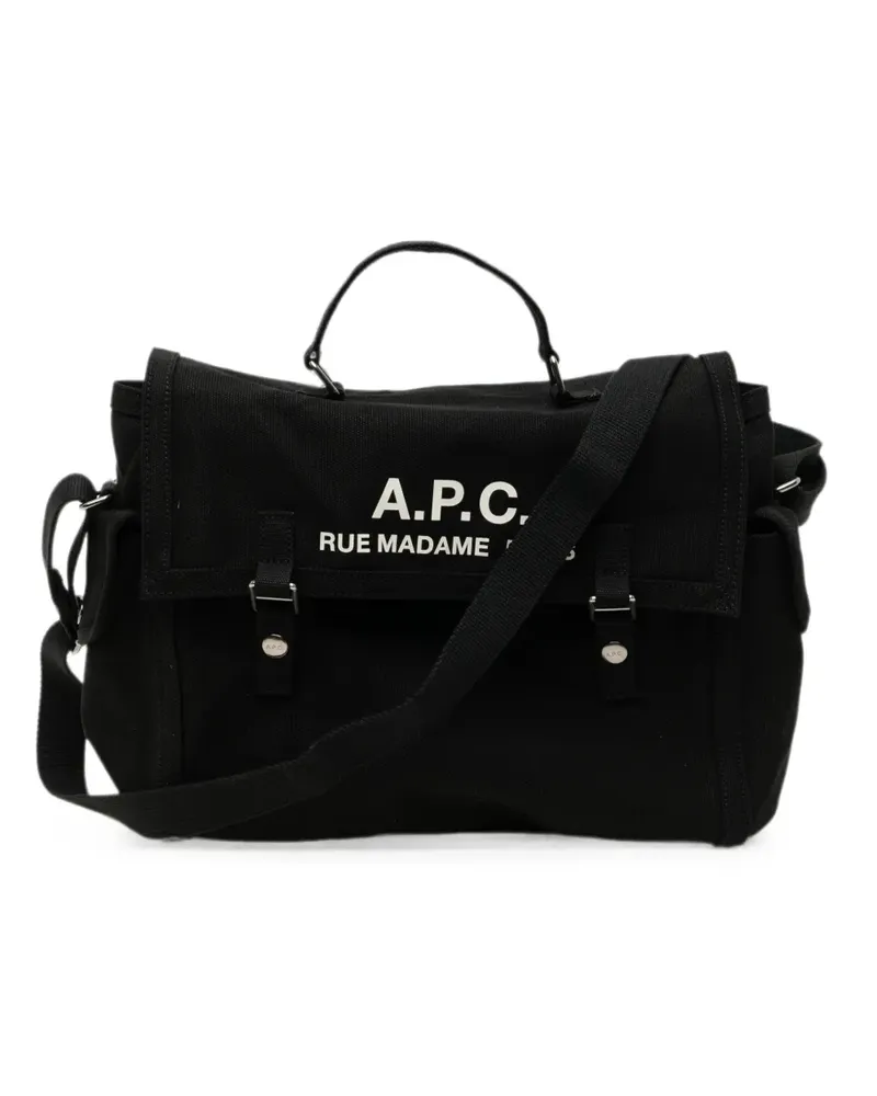 A.P.C. Recuperation Satchel-Tasche - Schwarz Schwarz