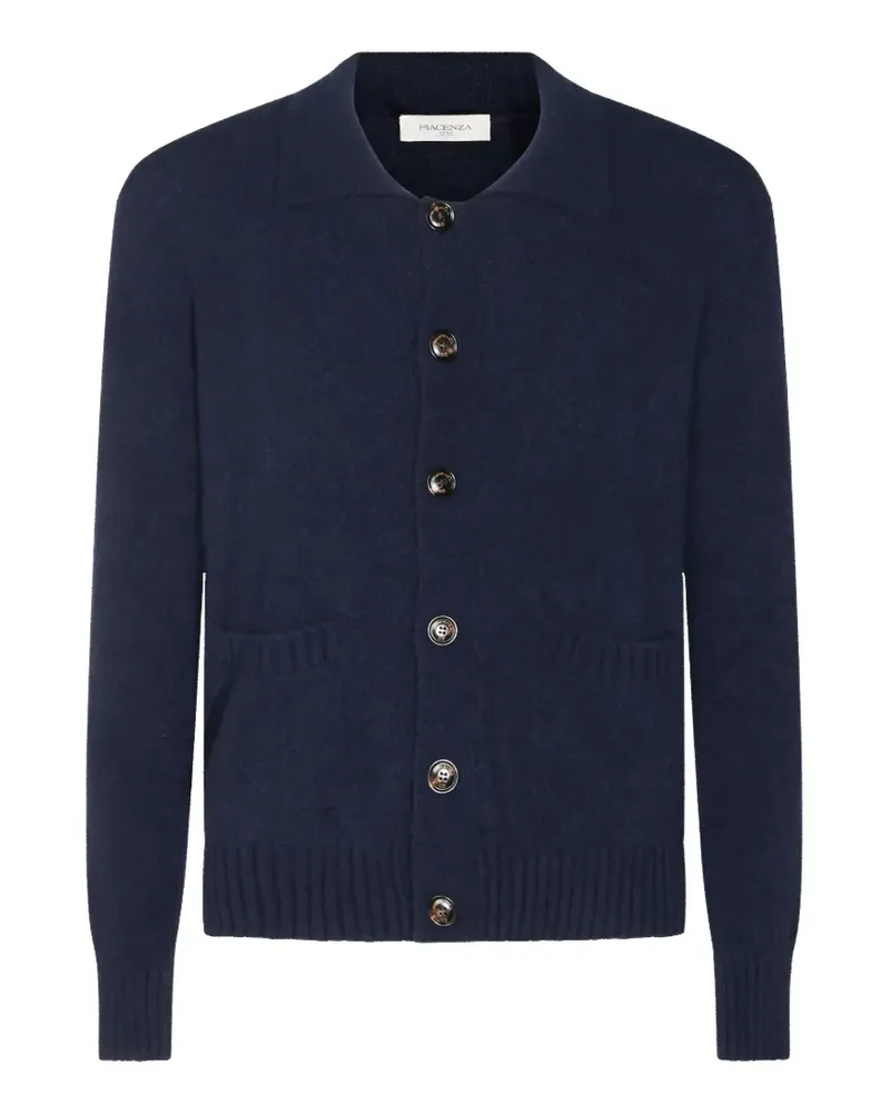 Piacenza Cashmere button-up cardigan - Blau Blau