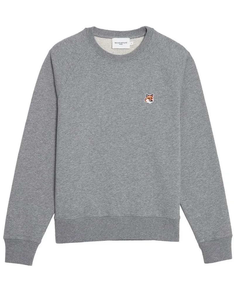 Kitsuné Sweatshirt mit Patch-Detail - Grau Grau