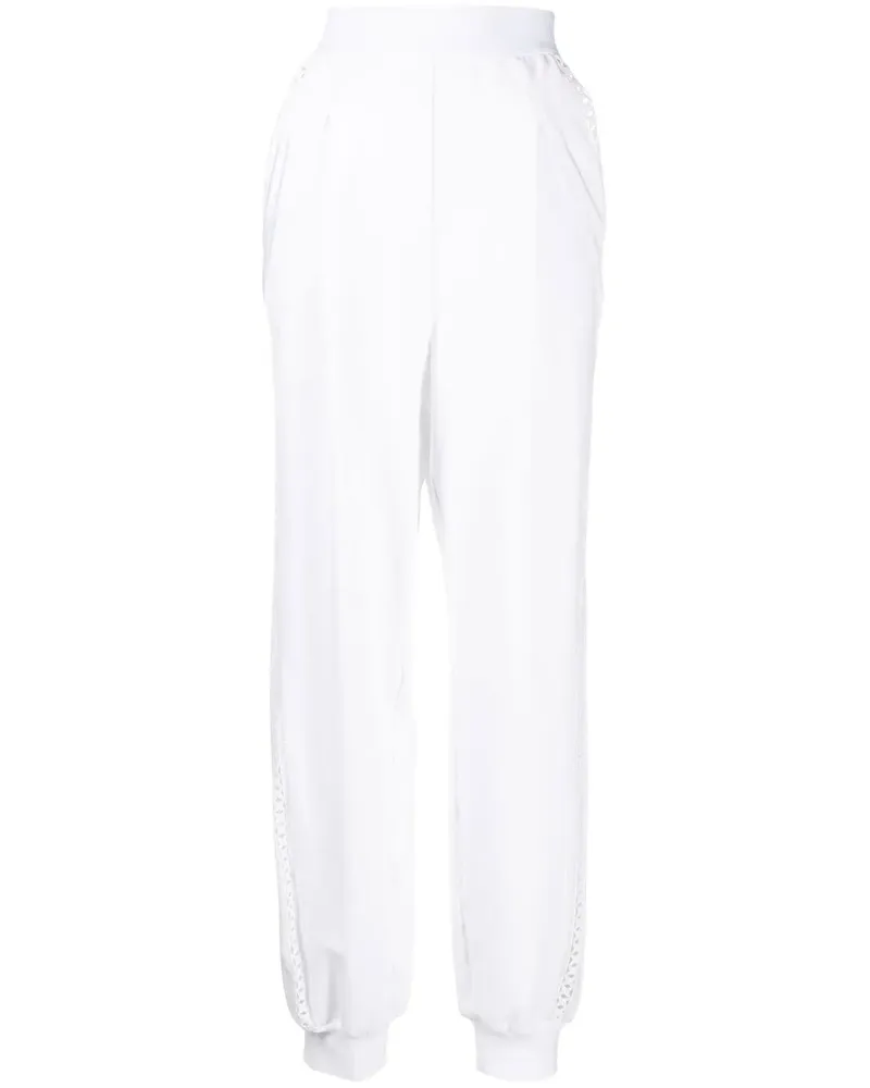 Alberta Ferretti Jogginghose mit Cut-Out - Weiß Weiß