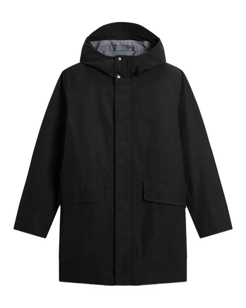 Woolrich Ramar Officer Kapuzenparka - Schwarz Schwarz
