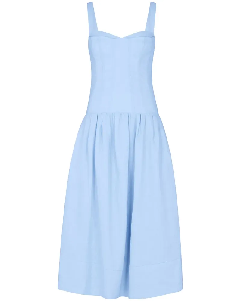 NICHOLAS Makenna Midikleid - Blau Blau