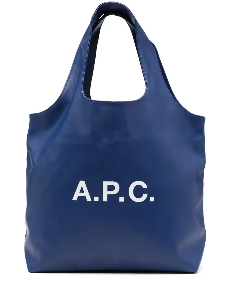 A.P.C. Ninon Tote Bag - Blau Blau