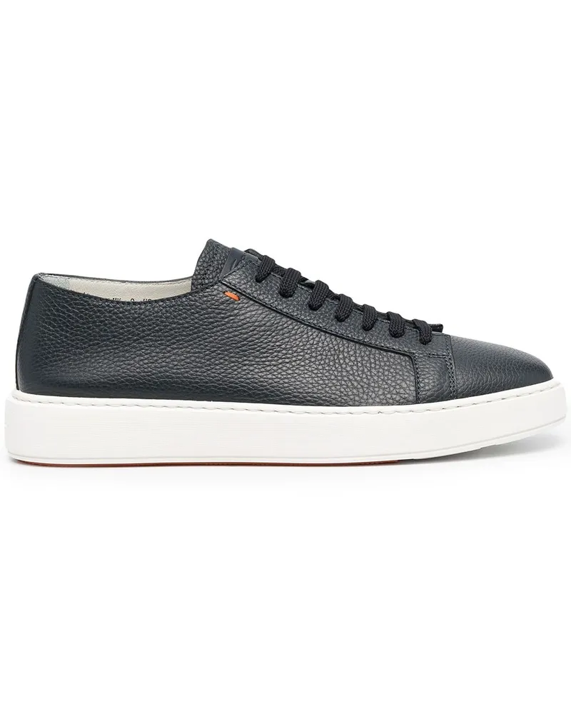 Santoni Sneakers mit Logo - Blau Blau