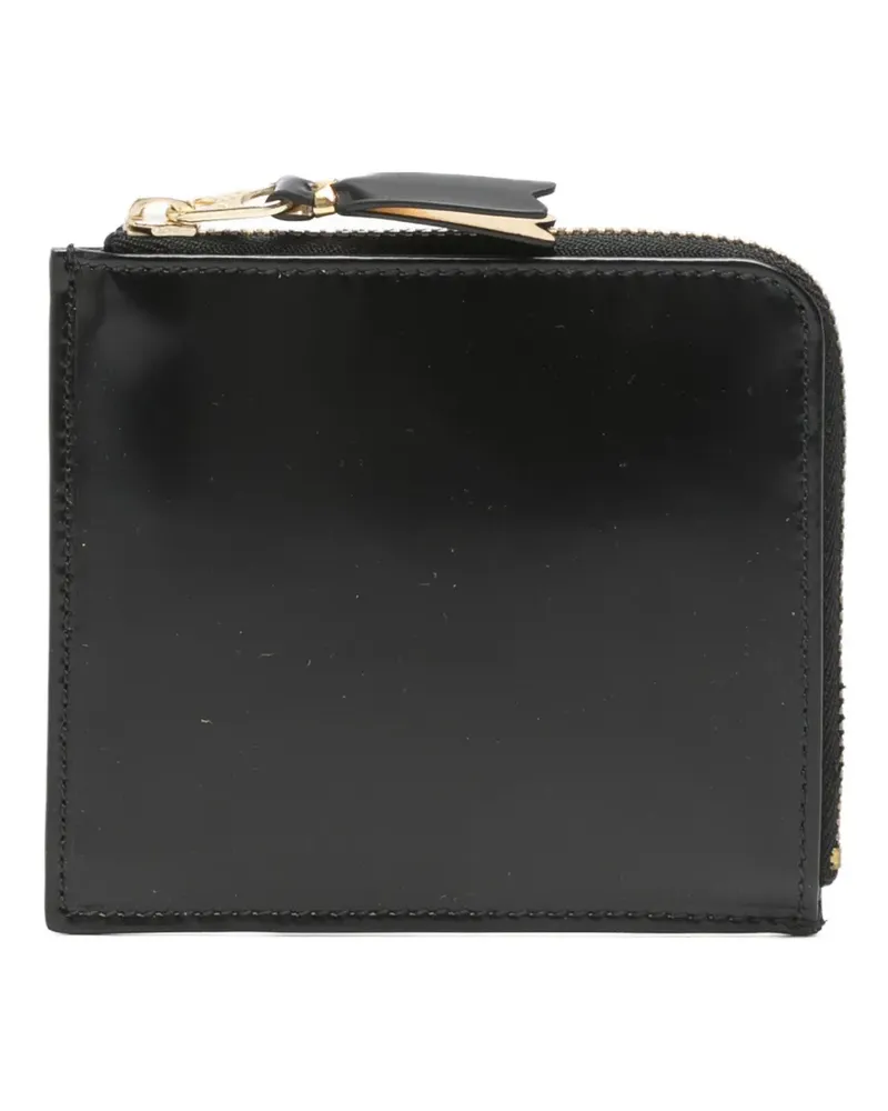 Comme des Garçons zip leather wallet - Schwarz Schwarz