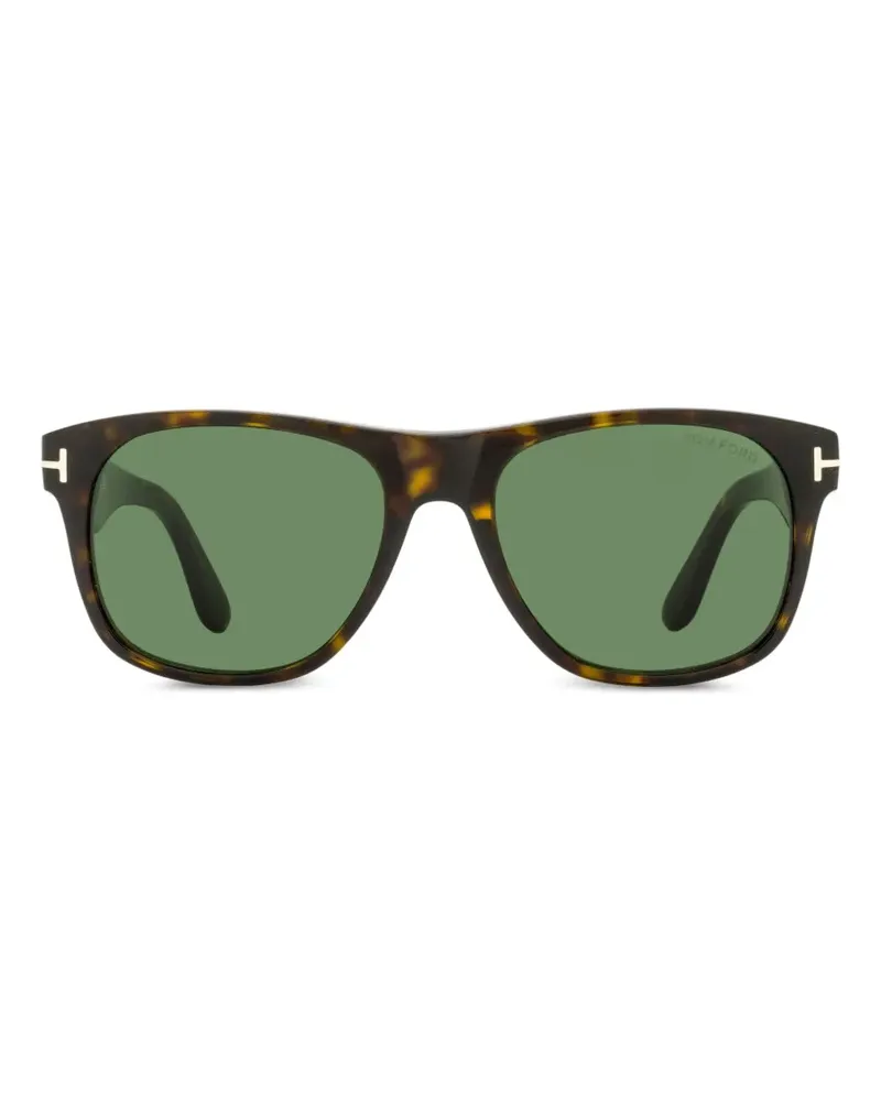 Tom Ford Marlon Sonnenbrille mit eckigem Gestell - Braun Braun