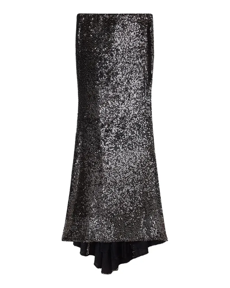 Patrizia Pepe sequined maxi skirt - Schwarz Schwarz
