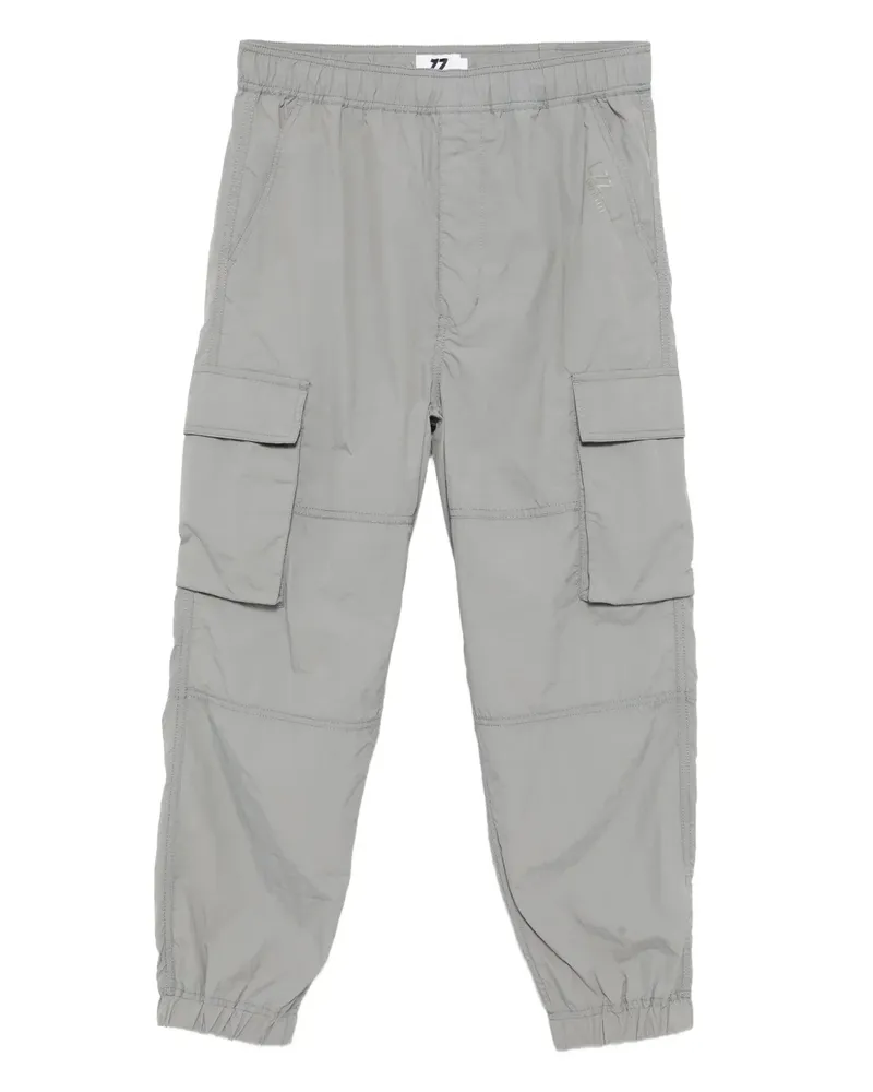 Izzue Hose mit Logo-Print - Grau Grau
