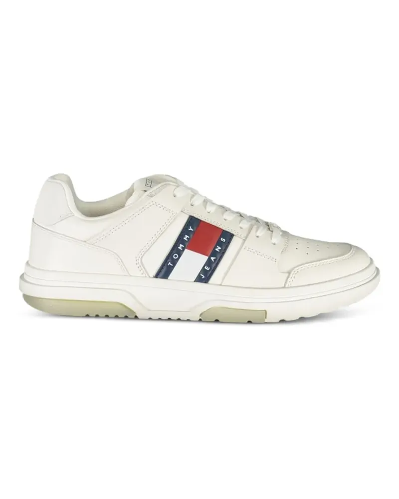 Tommy Hilfiger Court logo-patch sneakers - Nude Nude