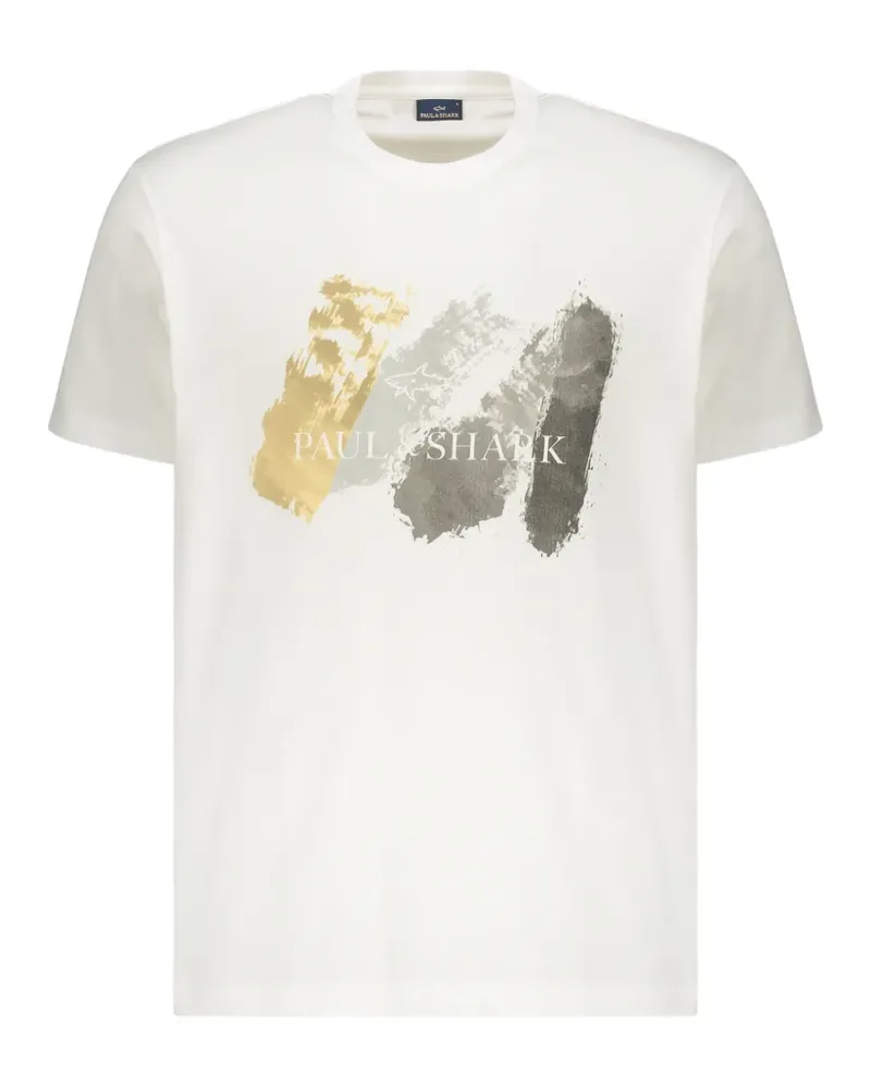 Paul & Shark graphic-print T-shirt - Weiß Weiß