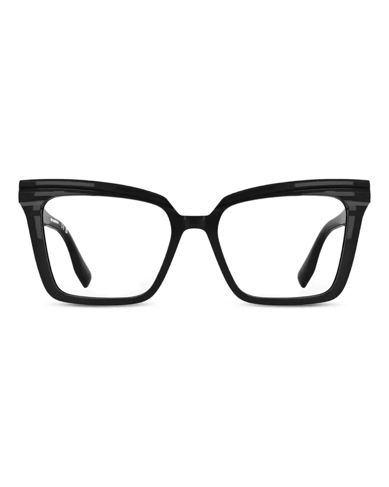 Karl Lagerfeld Brille mit eckigem Gestell - Schwarz Schwarz