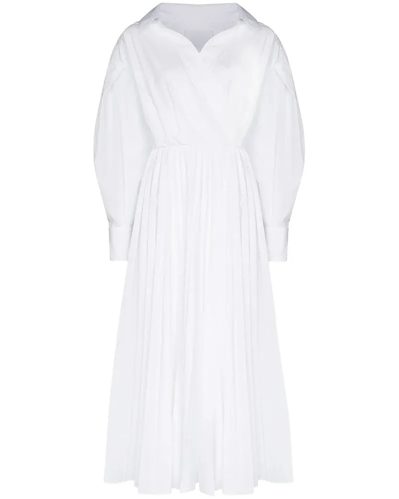Valentino Garavani Gewickeltes Hemdkleid - Weiß Weiß