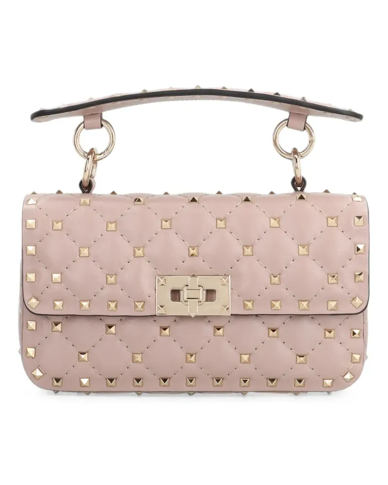 Valentino Garavani Kleine Rockstud Spike Schultertasche - Nude Nude