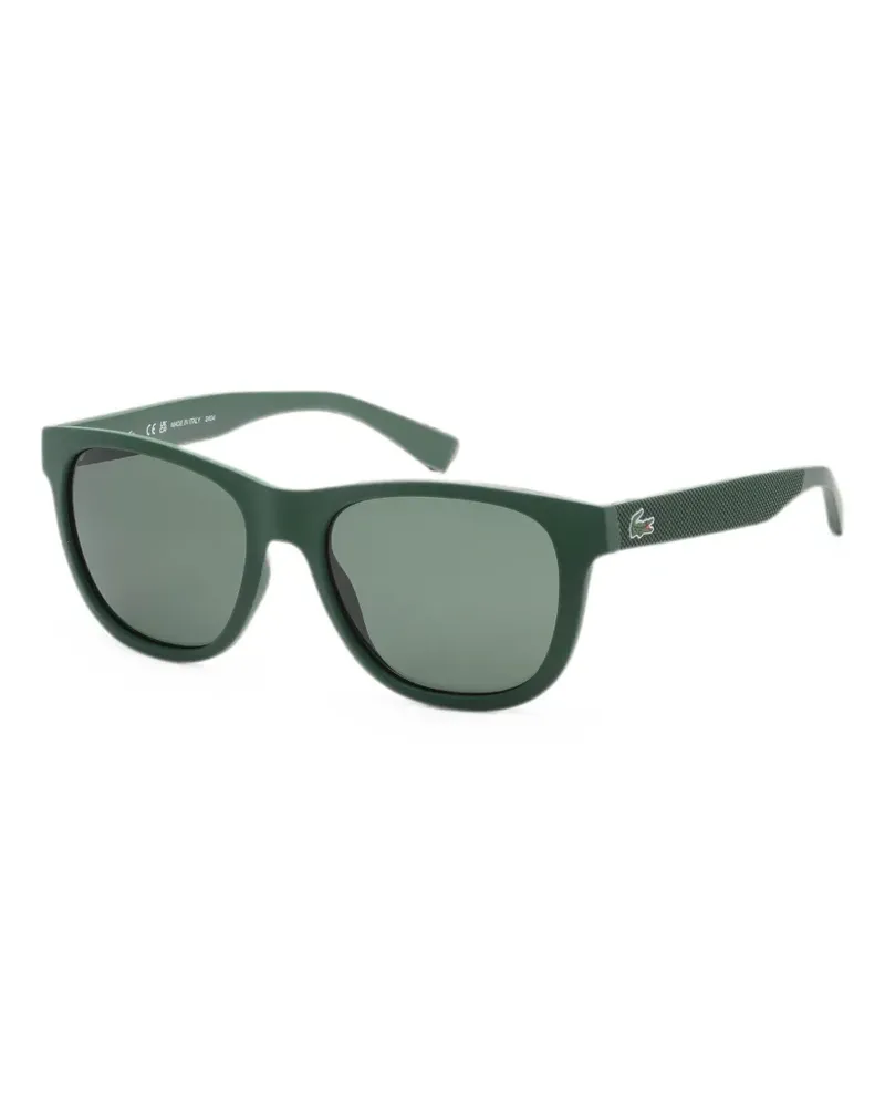 Lacoste Sonnenbrille mit Logo-Schild - Grün Grün