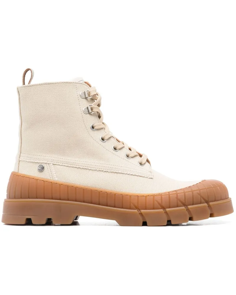Kenzo Stiefel aus Canvas - Nude Nude