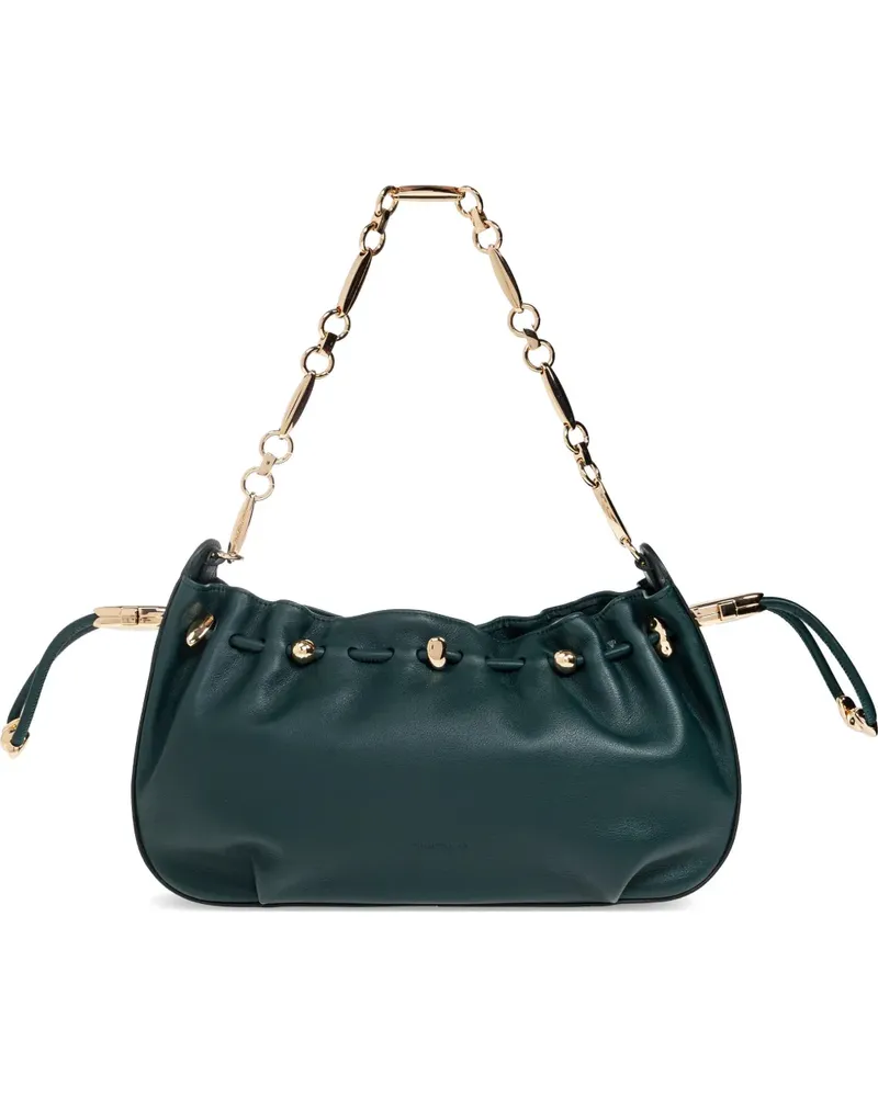Zimmermann Halcyon chain-link drawstring shoulder bag - Grün Grün