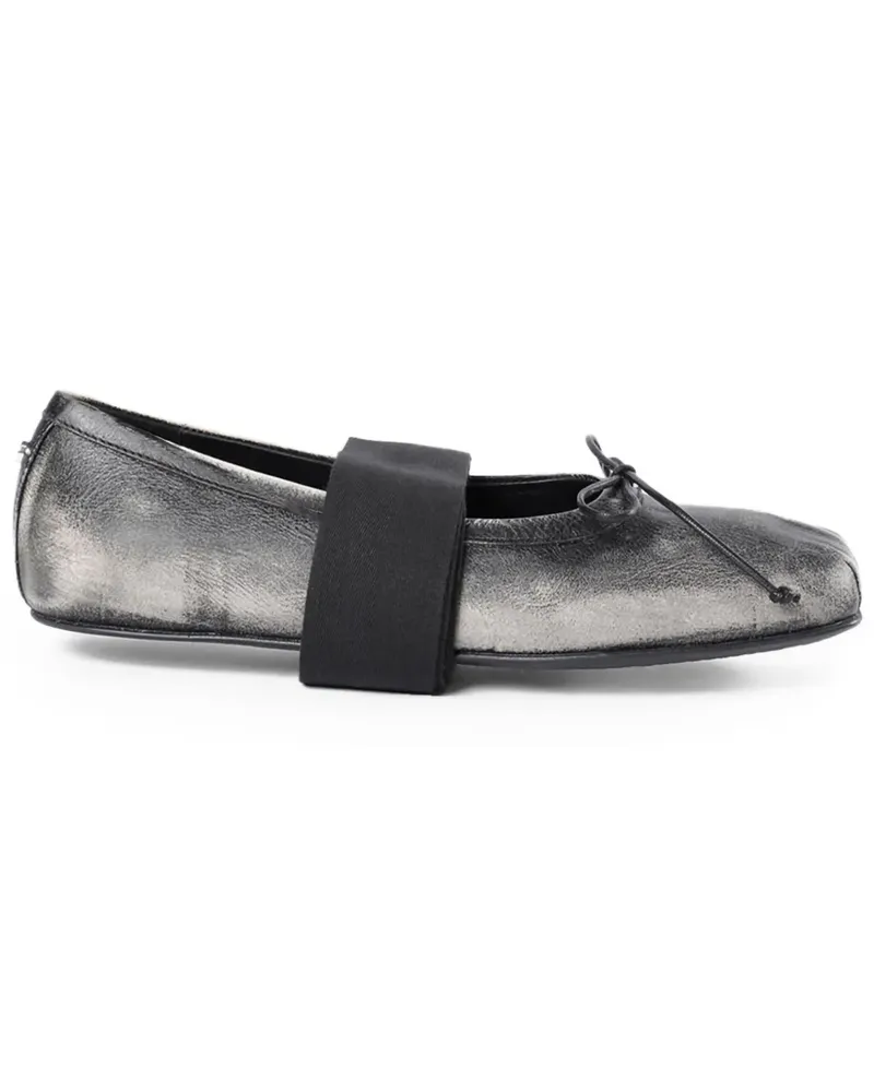 Ann Demeulemeester Ballerinas mit Schleifendetail - Grau Grau