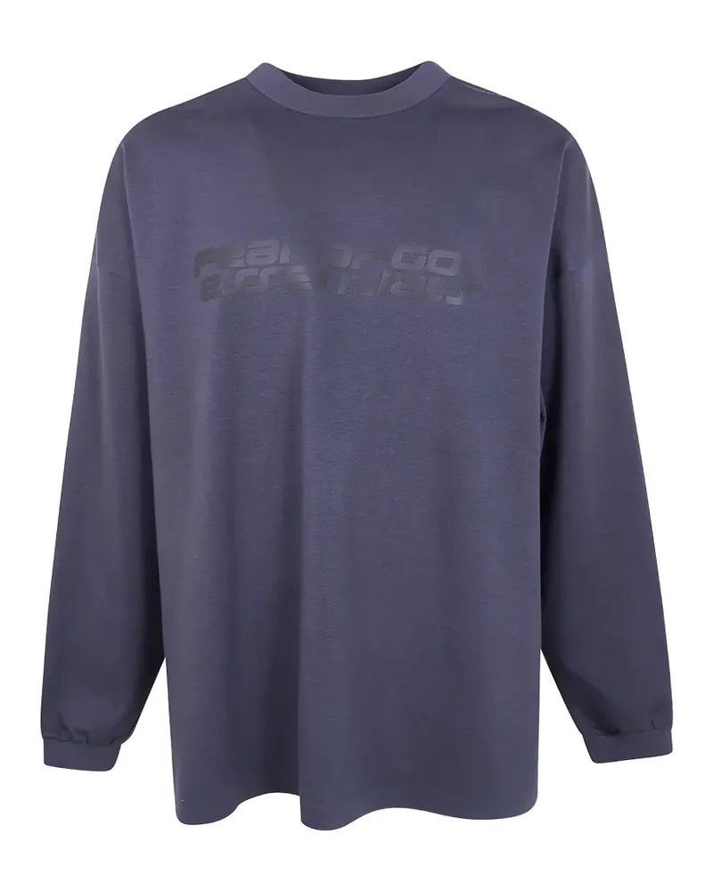 Fear of God logo long sleeve T-shirt - Blau Blau