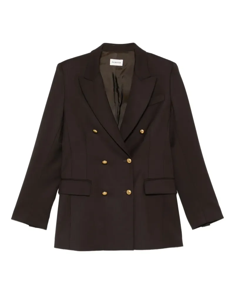 P.A.R.O.S.H. Doppelreihiges Sakko - Braun Braun