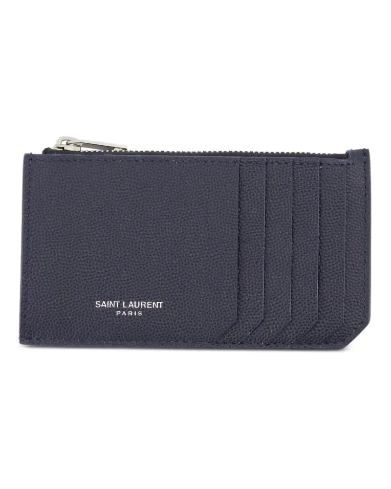 Saint Laurent Fragments Kartenetui - Blau Blau