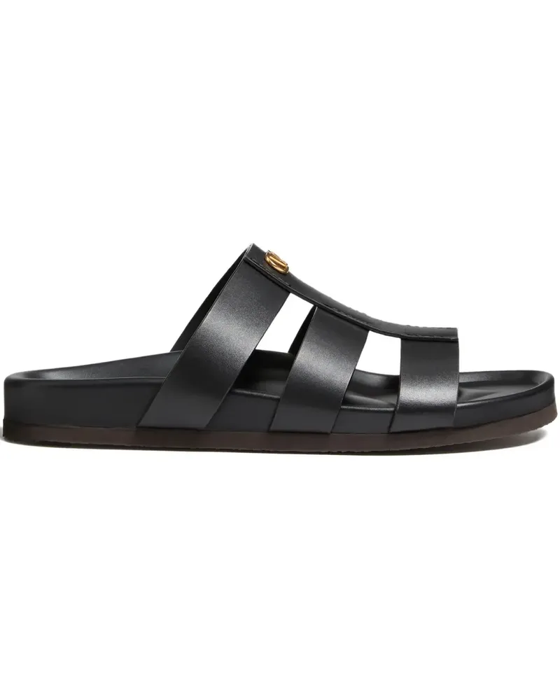 Valentino Garavani Studshield Sandalen - Schwarz Schwarz