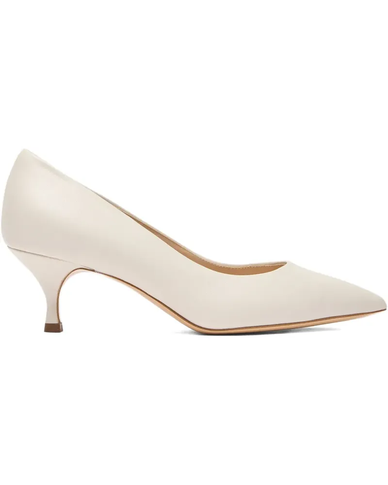 Casadei Pumps mit spitzer Kappe 50mm - Weiß Weiß