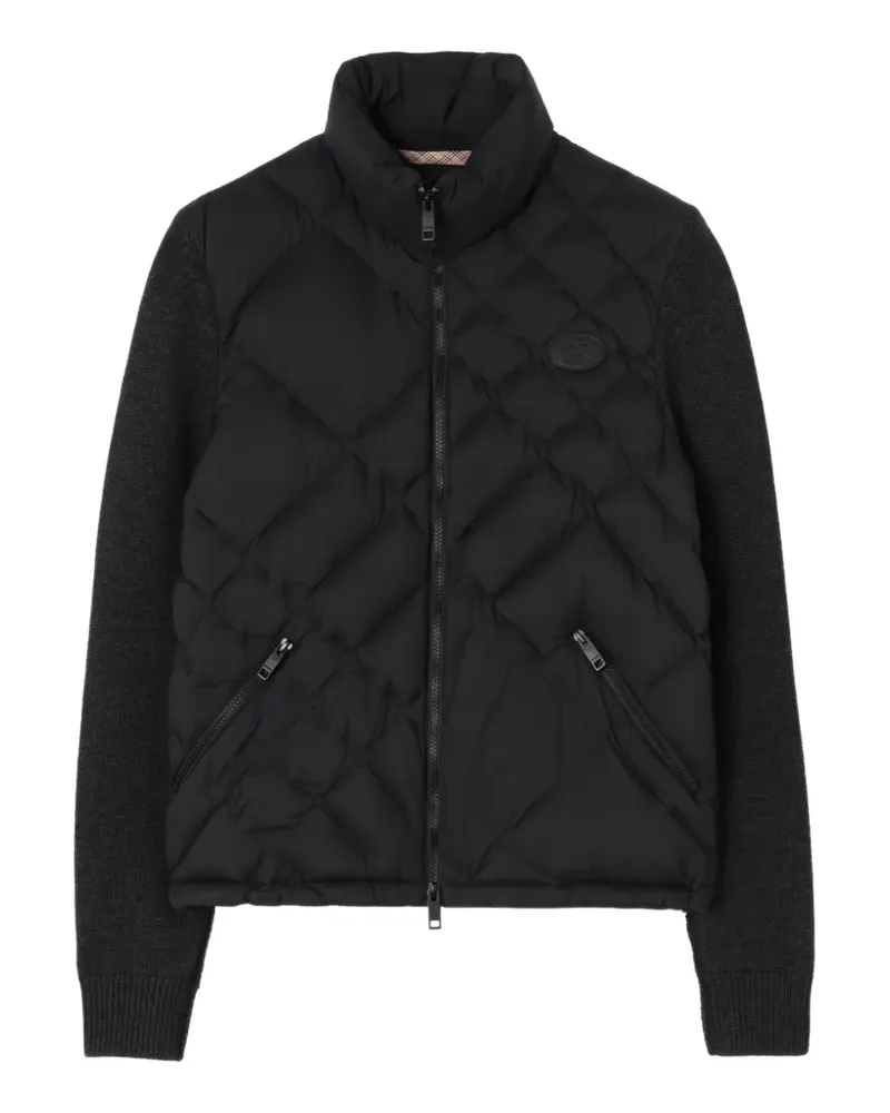 Burberry Gesteppte Dunsbury Nylonjacke - Schwarz Schwarz