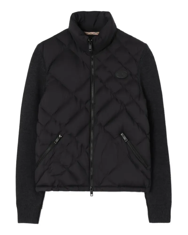 Burberry Gesteppte Dunsbury Nylonjacke - Schwarz Schwarz
