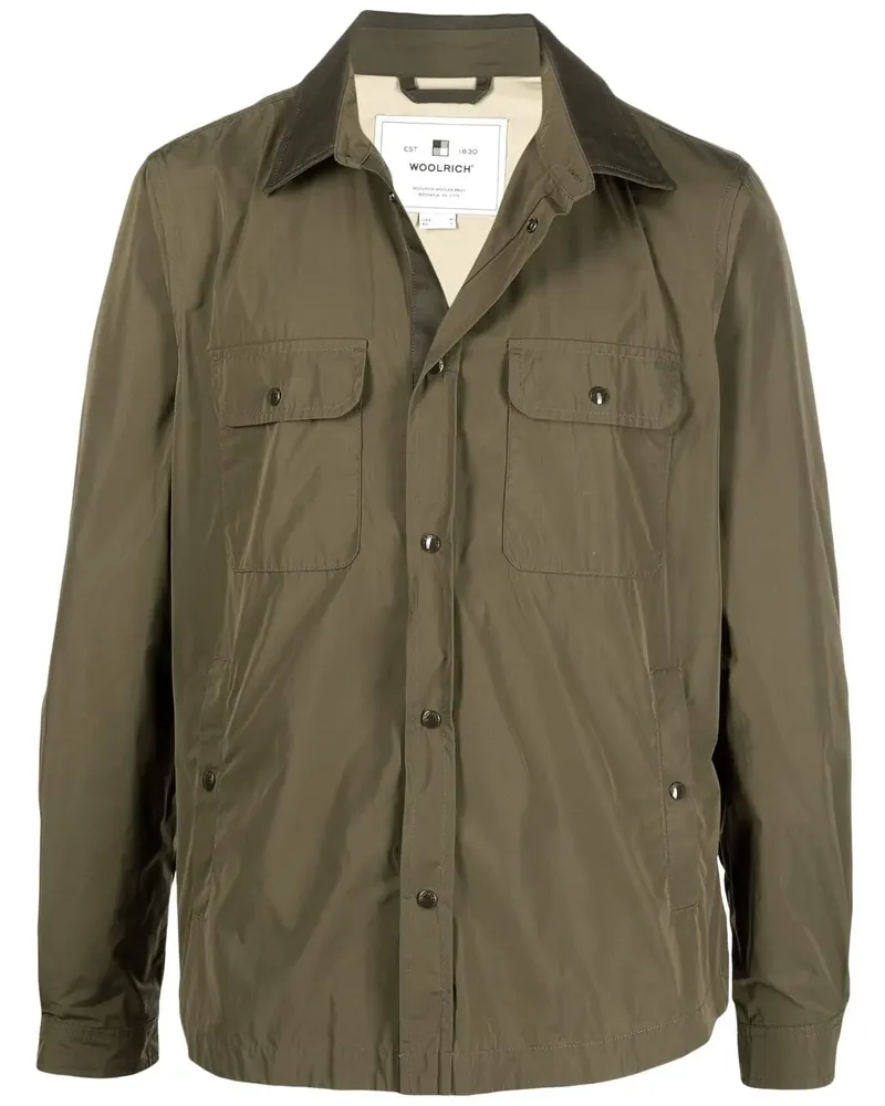 Woolrich Leichte Hemdjacke - Grün Grün