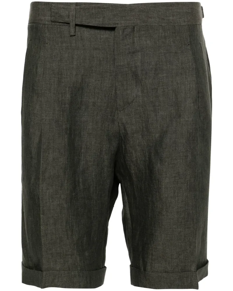 Briglia 1949 Amalfis Shorts aus Leinen - Grün Grün