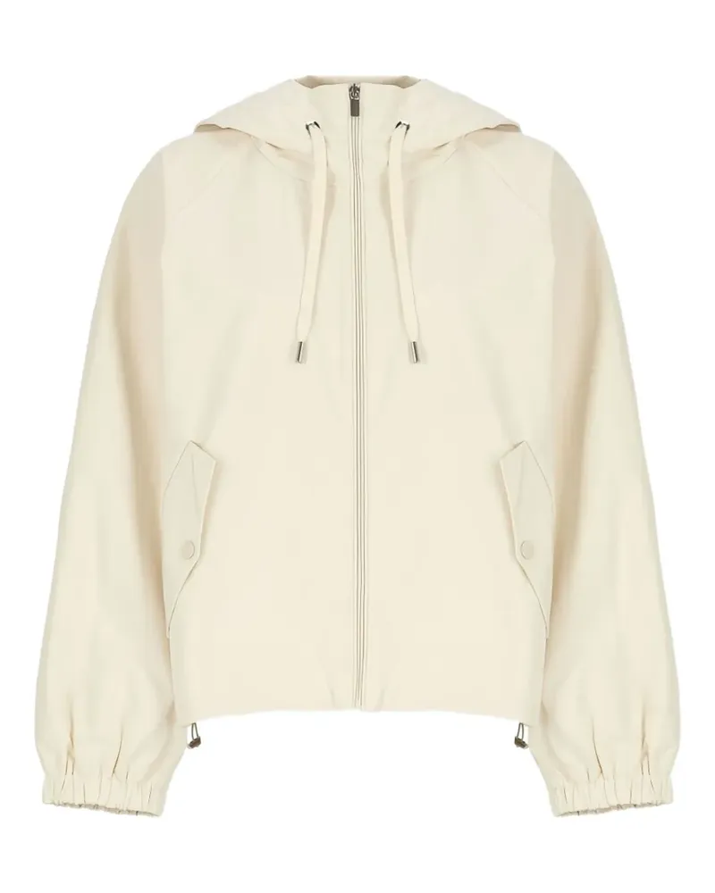 Max Mara Windbreaker mit Kapuze - Nude Nude