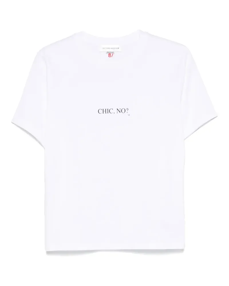 Victoria Beckham T-Shirt aus Bio-Baumwolle - Weiß Weiß