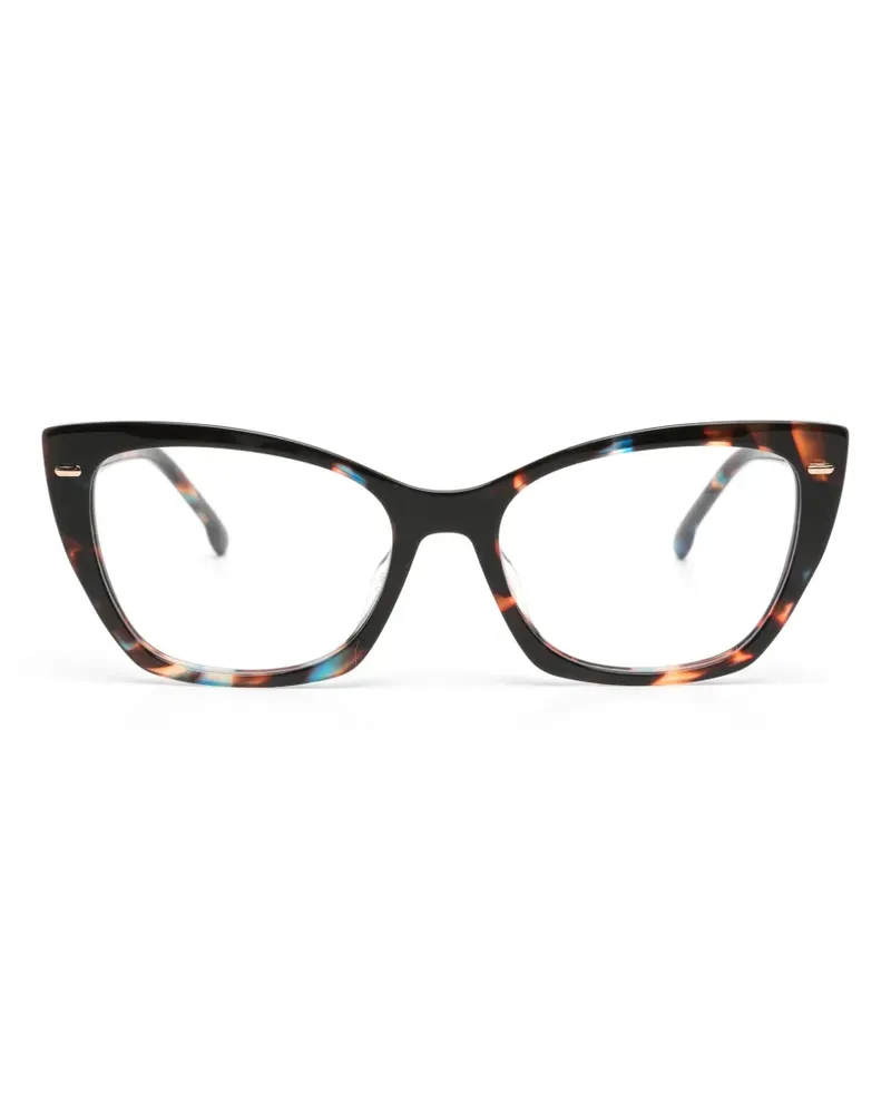 Carrera Cat-Eye-Brille in Schildpattoptik - Braun Braun