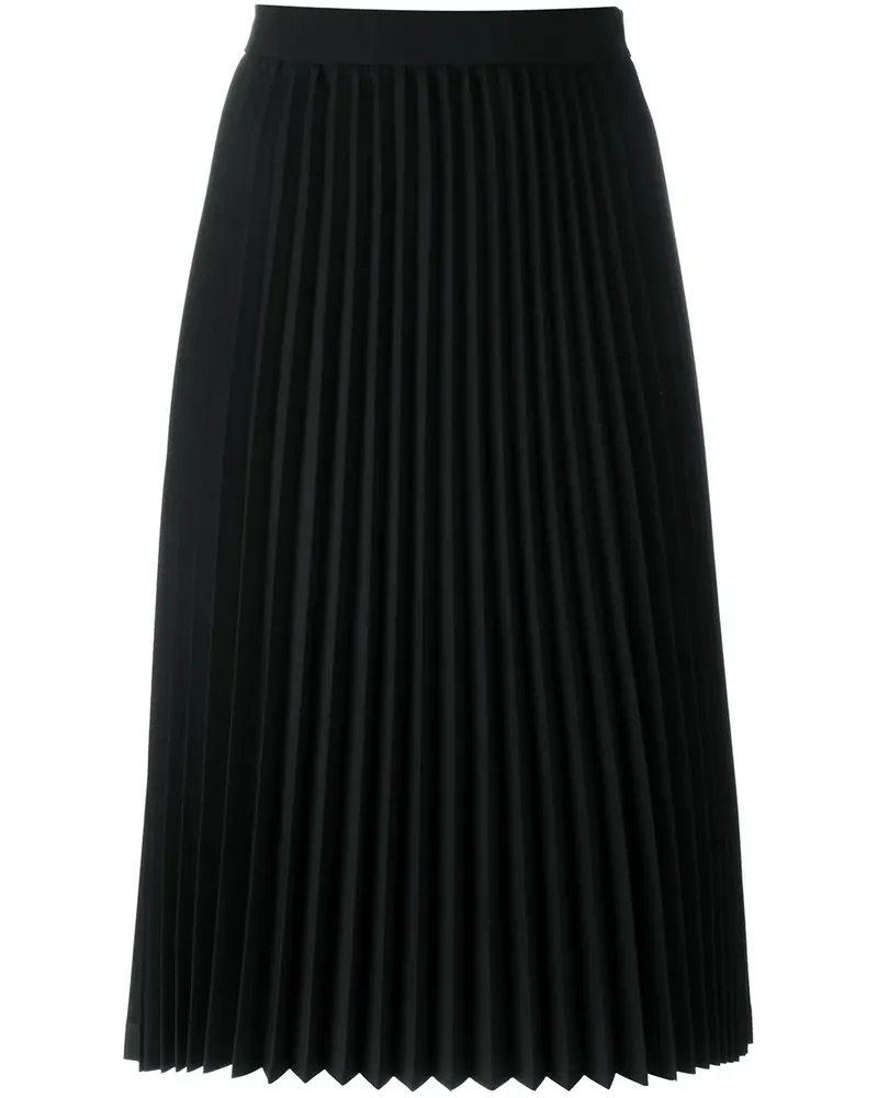 Comme des Garçons Midirock mit Falten - Blau Blau