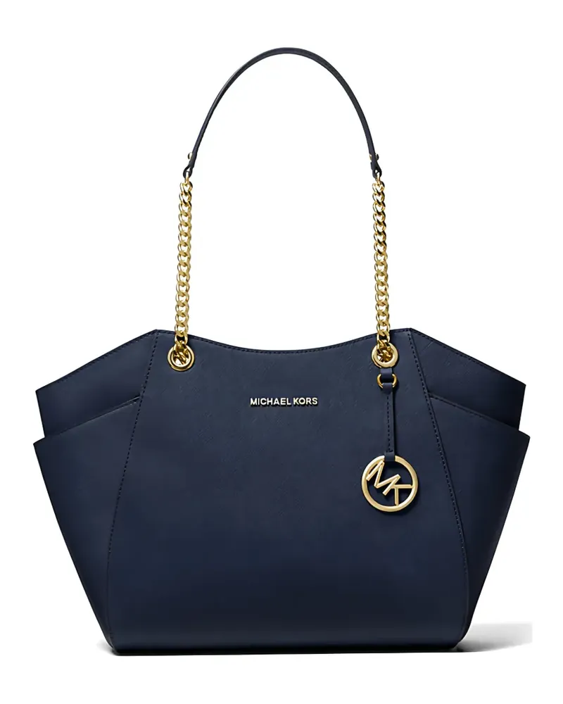 Michael Kors large Jet Set chain-link tote bag - Blau Blau