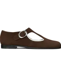 Tory Burch Violet Loafer aus Wildleder Braun