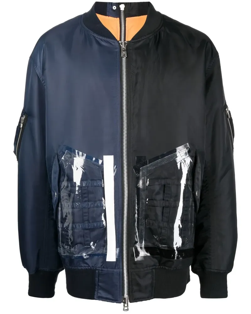 TheSoloIst Fliegerjacke im Oversized-Look - Schwarz Schwarz