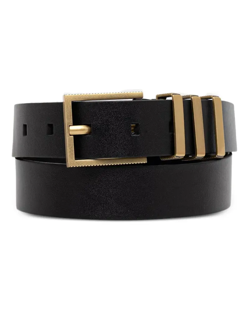 AllSaints Gürtel aus Leder - Schwarz Schwarz