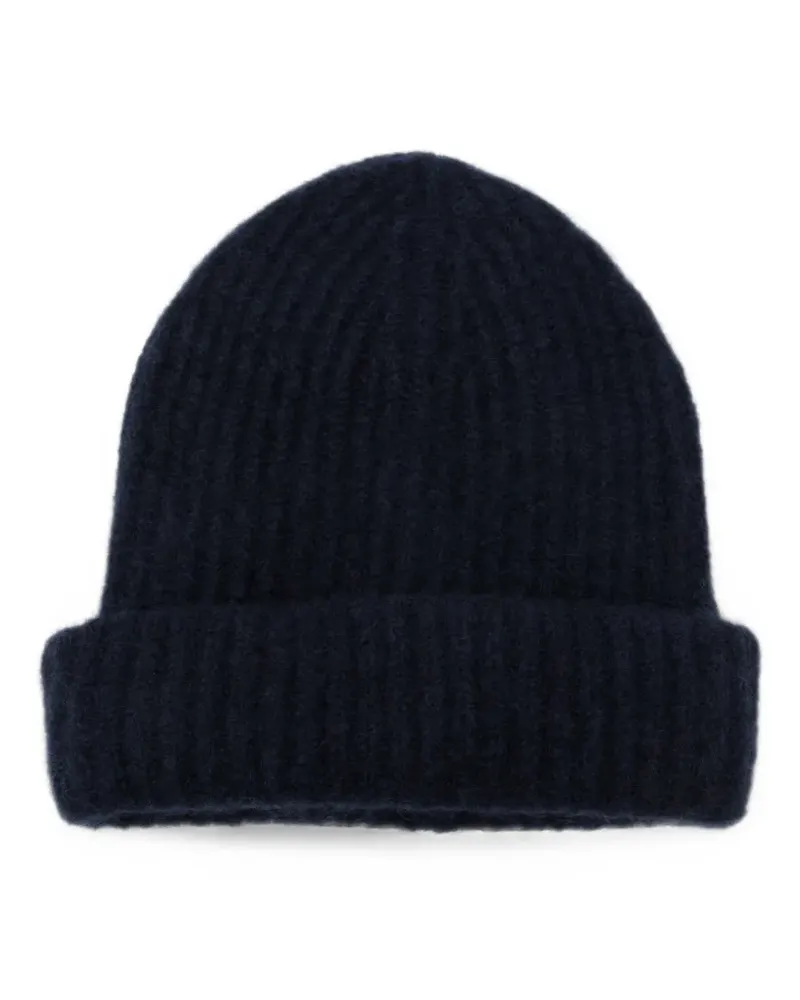 Roberto Collina ribbed-knit beanie hat - Blau Blau
