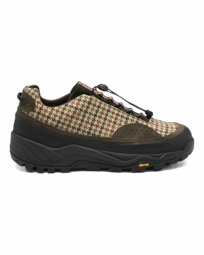 Diemme Grappa houndstooth hiking boots - Nude Nude